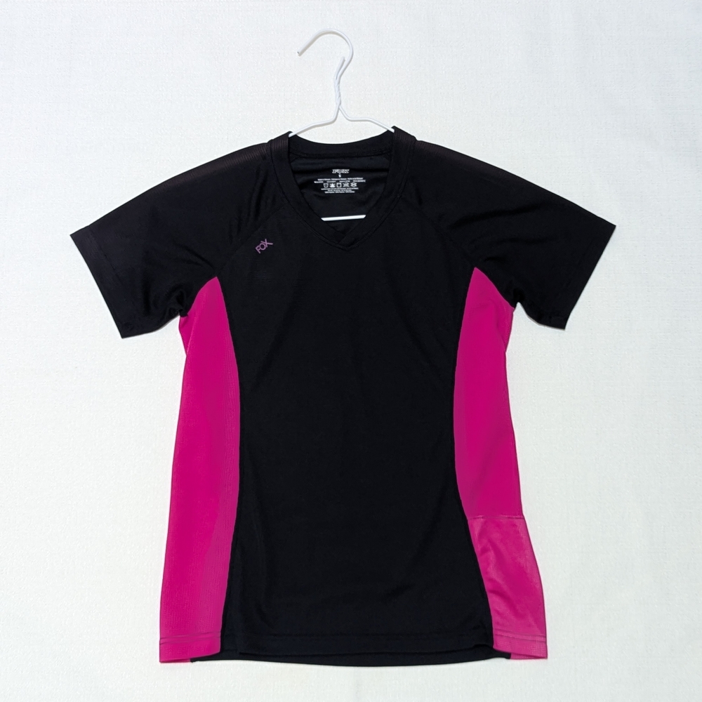 Fox Racing Black and Pink Motorsport T-Shirt